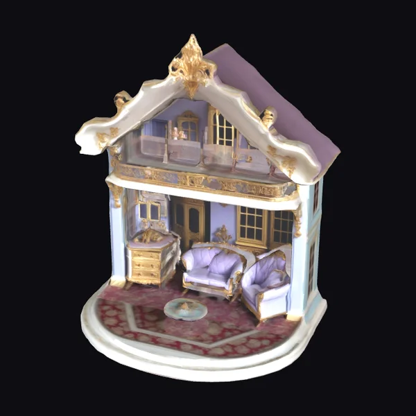 Ornate Dolls House Interior