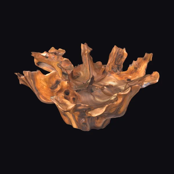 Wooden Flower Sculpture