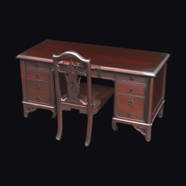 1930s Chinese Office Desk