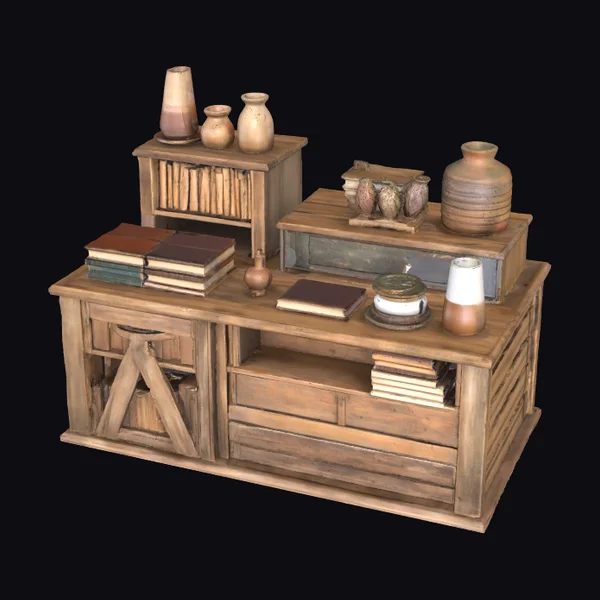 Rustic Wooden Display