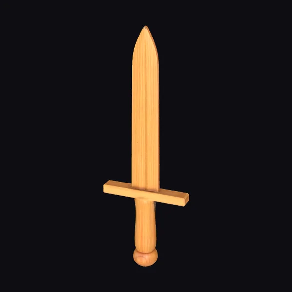 Wooden Toy Sword