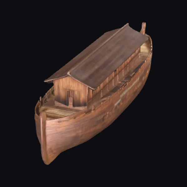 Ancient Wooden Ark Vessel