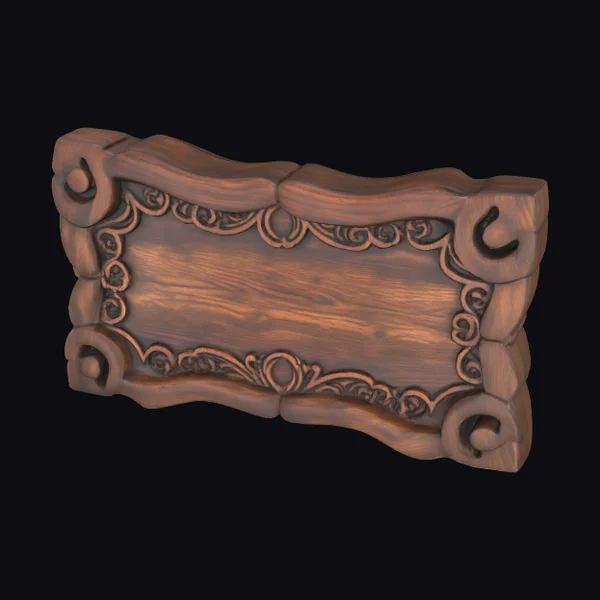 Wooden Viking Sign Blank