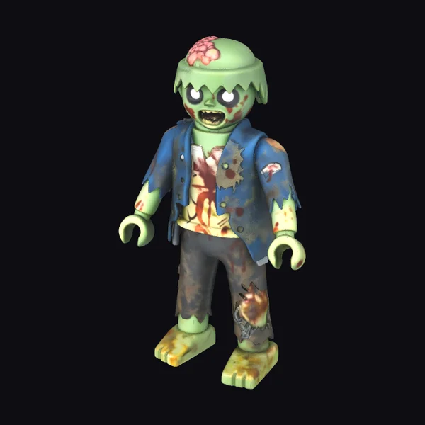 Bloody Zombie Figurine