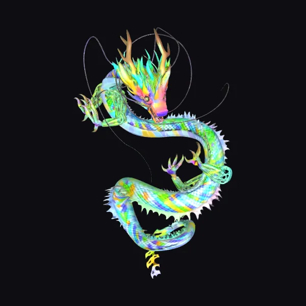 Rainbow Dragon Spiral