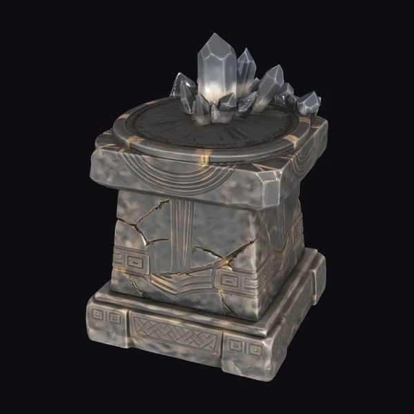 Ancient Crystal Pedestal