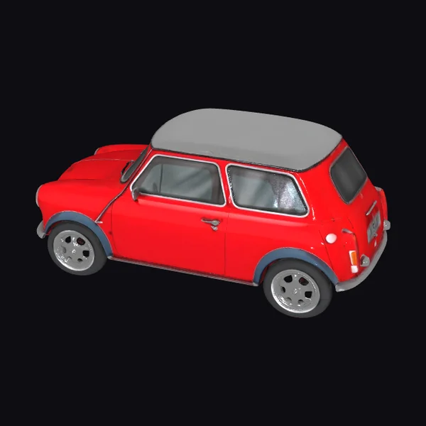 Red Classic Mini Cooper