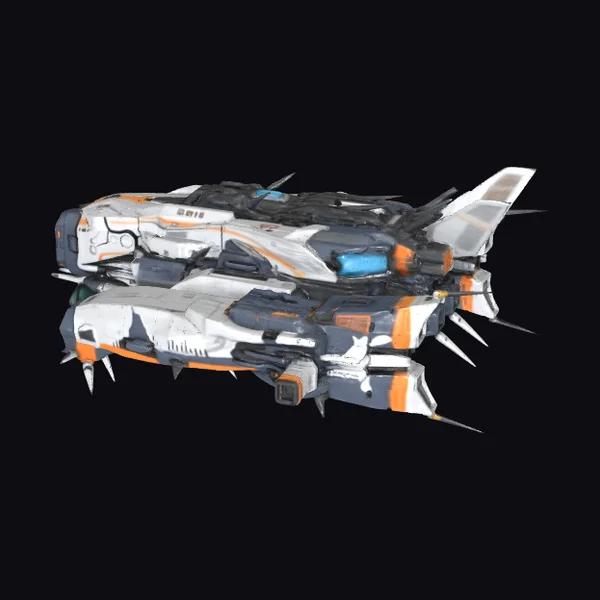 Futuristic Sci-Fi Fighter Jet