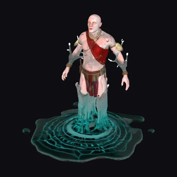 Bald Shaman Water Ritual