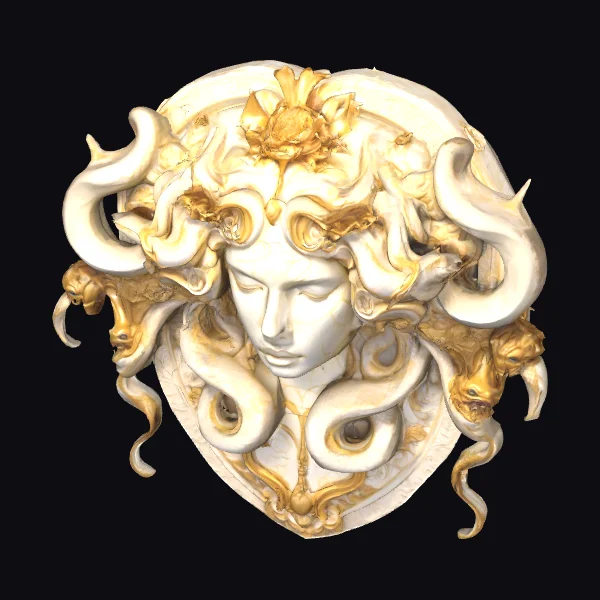 Medusa's Serpentine Emblem
