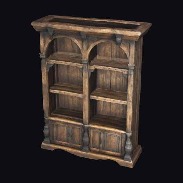 Rustic Wooden Bookcase