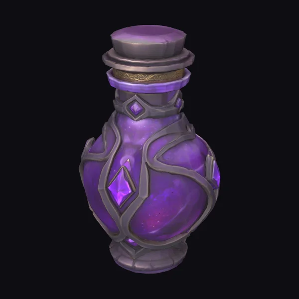 Purple Elixir Bottle