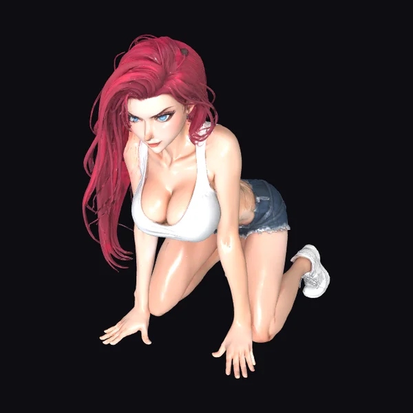 Alluring Redheaded Woman