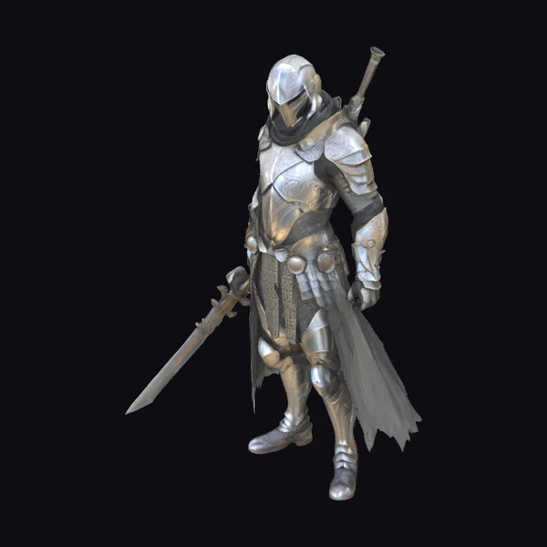 Armored Knight with Sword