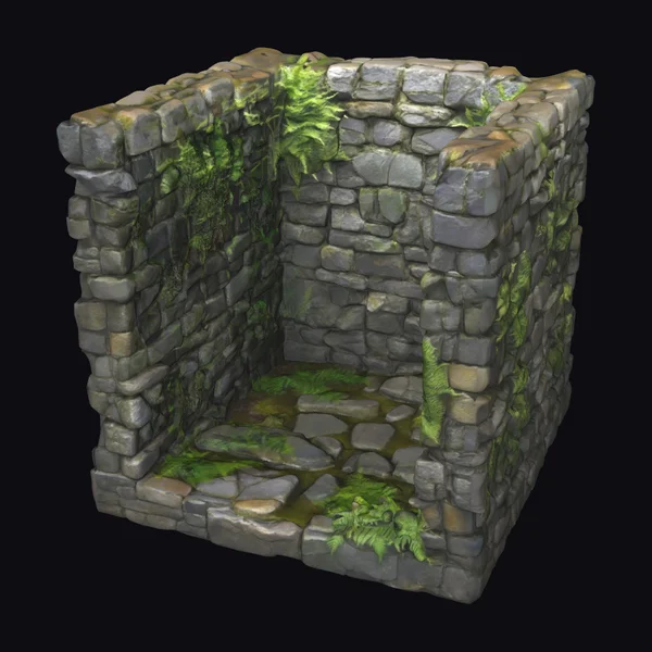 Ancient Stone Wall Corner