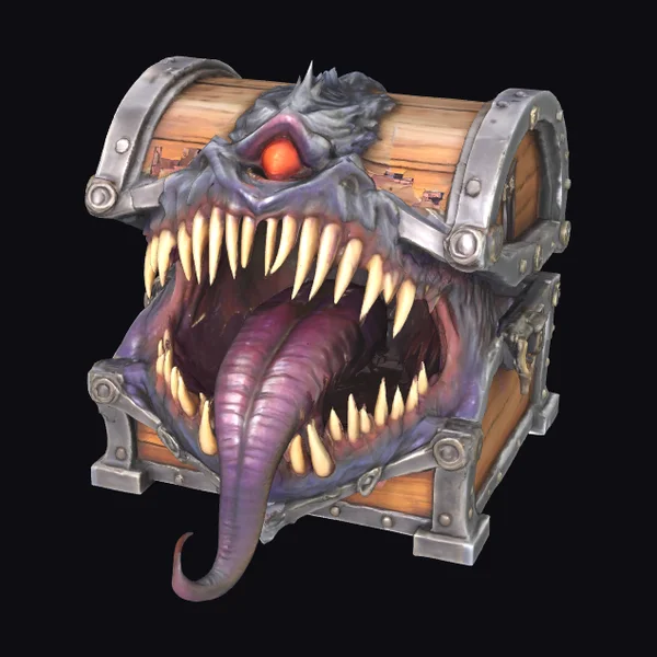 Mimic Treasure Chest Creature