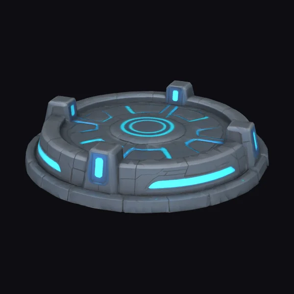 Neon Circuit Portal