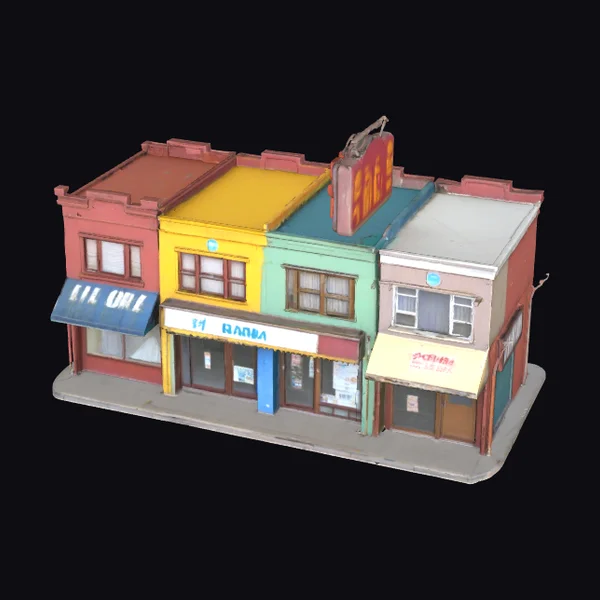 Worn Out Shop Facade