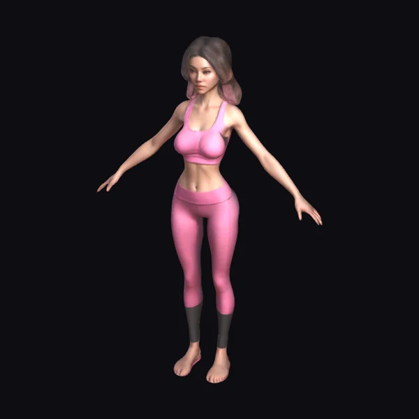 Fitness Woman Standing