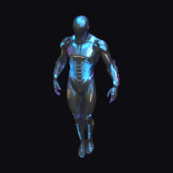Cybernetic Humanoid Figure