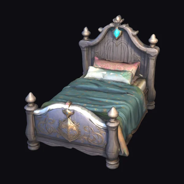 Medieval Fantasy Little Bed