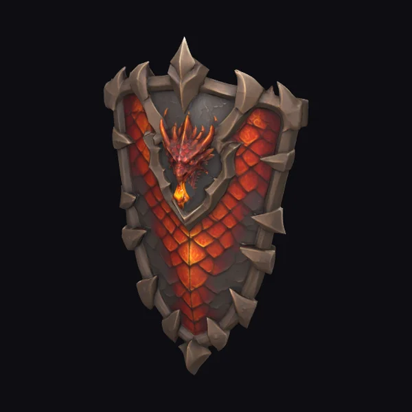 Dragon Emblem Shield