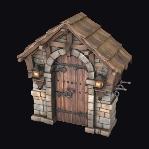 Medieval Gatehouse Door