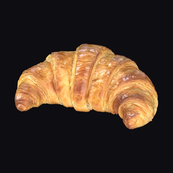 Golden Croissant Pastry