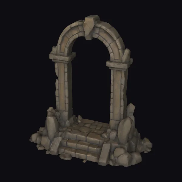 Ancient Stone Archway Ruin