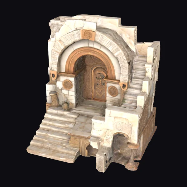 Ancient Stone Portal Steps