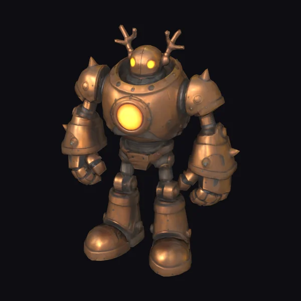 Copper Robot Soldier