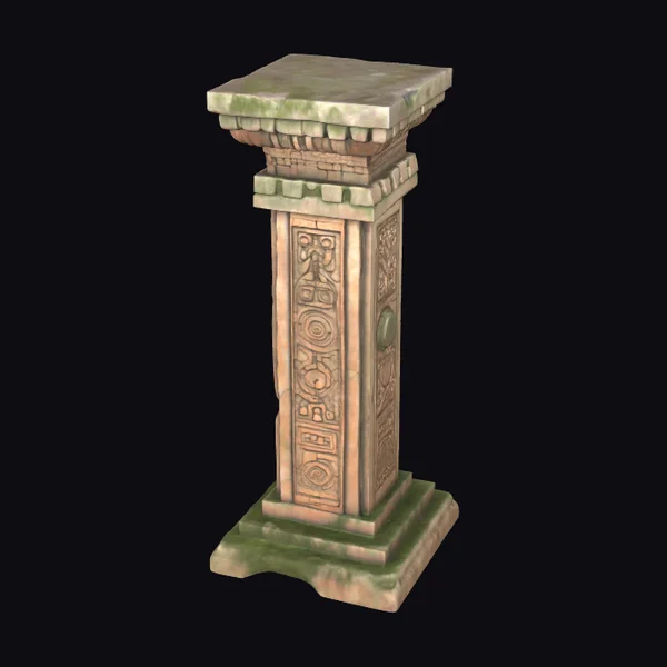 Ancient Inca Ceremonial Pillar