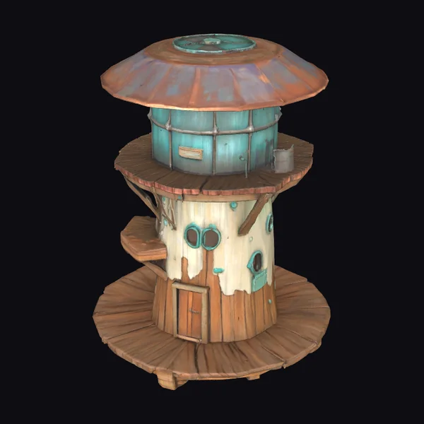 Rustic Lighthouse Tower
