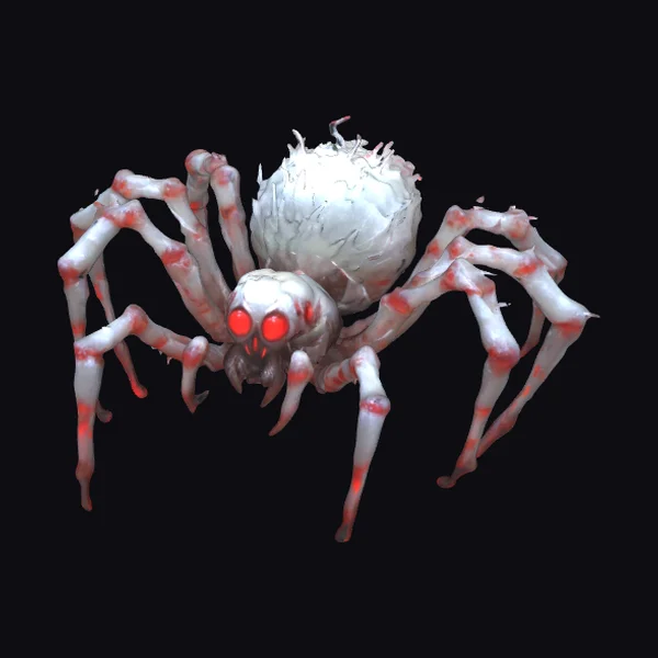 Glowing Spider Creature