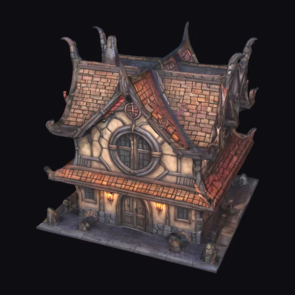 Gothic Fantasy Tavern Building