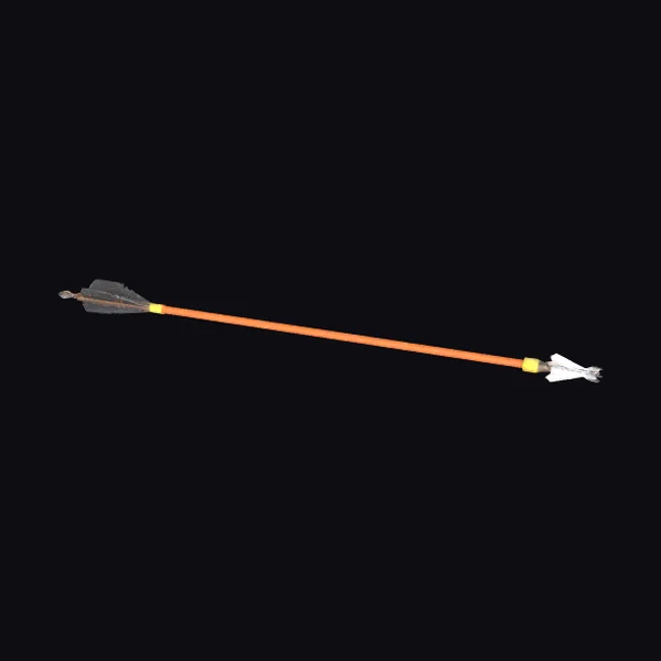 Orange Hunting Arrow
