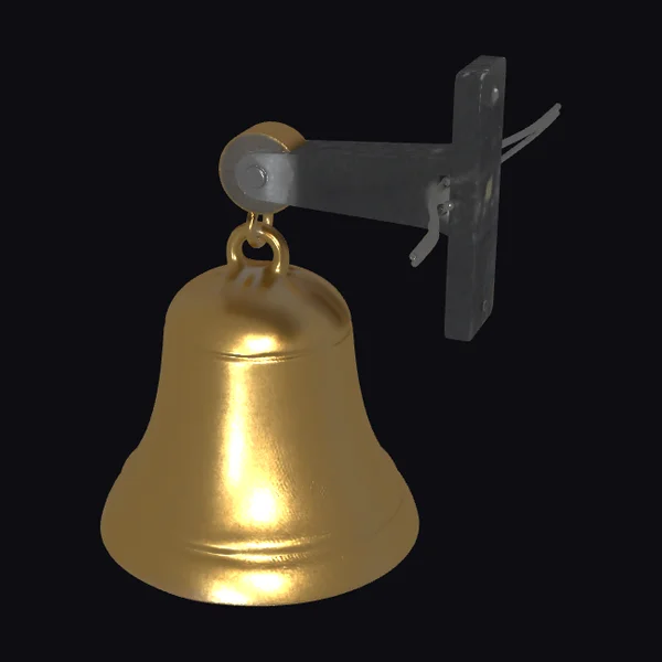 Brass Bell on Bracket