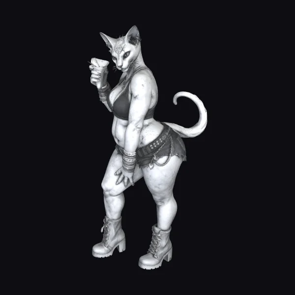 Feline Cocktail Companion