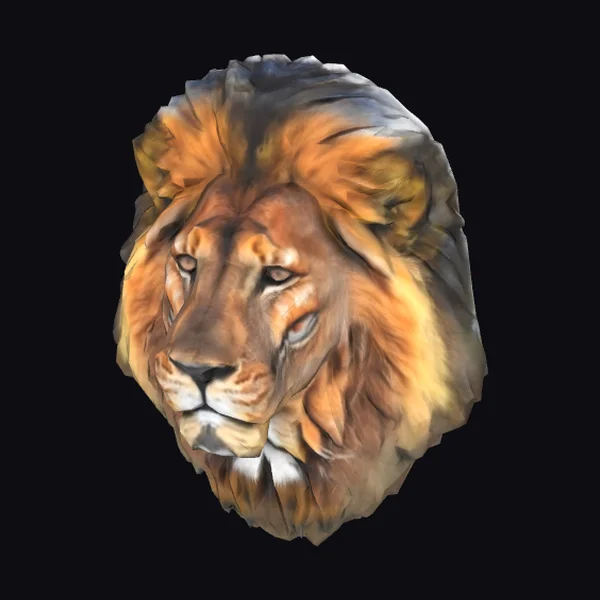 Lion Head Portrait