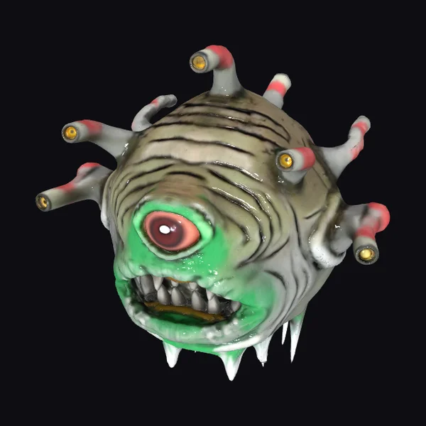 Grotesque Alien Head