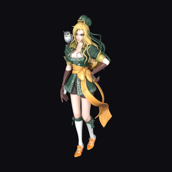 Blonde Warrior Maiden