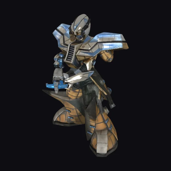 Armored Sci-Fi Warrior