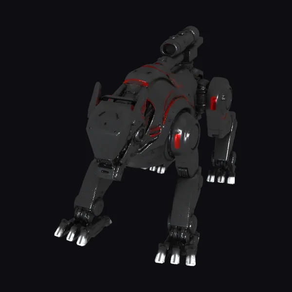 Robotic Dog with Cannon