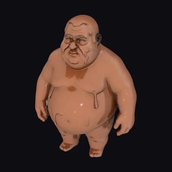 Melted Chocolate Man