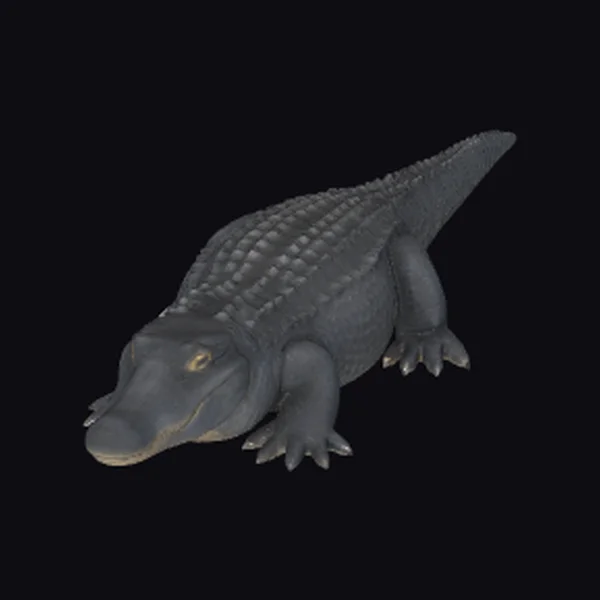 Dark Scaly Reptile