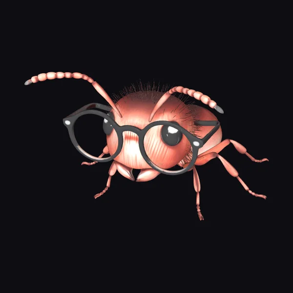 Ant with Glasses