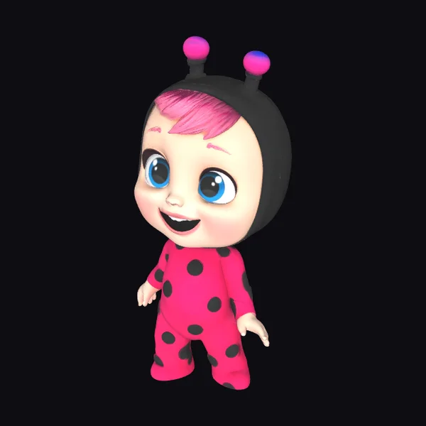 Pink Ladybug Baby