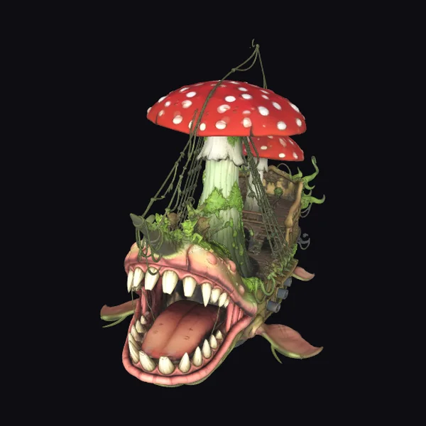 Mushroom Pirate Ship