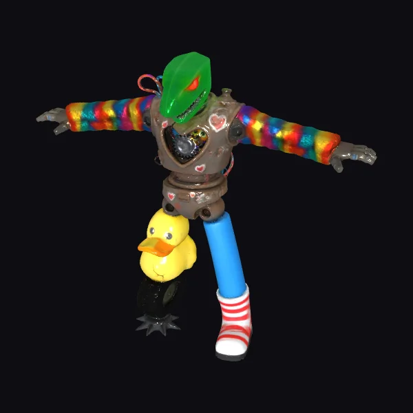 Patchwork Robot Figure