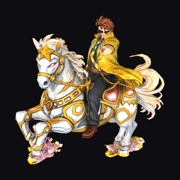 Knight on White Horse